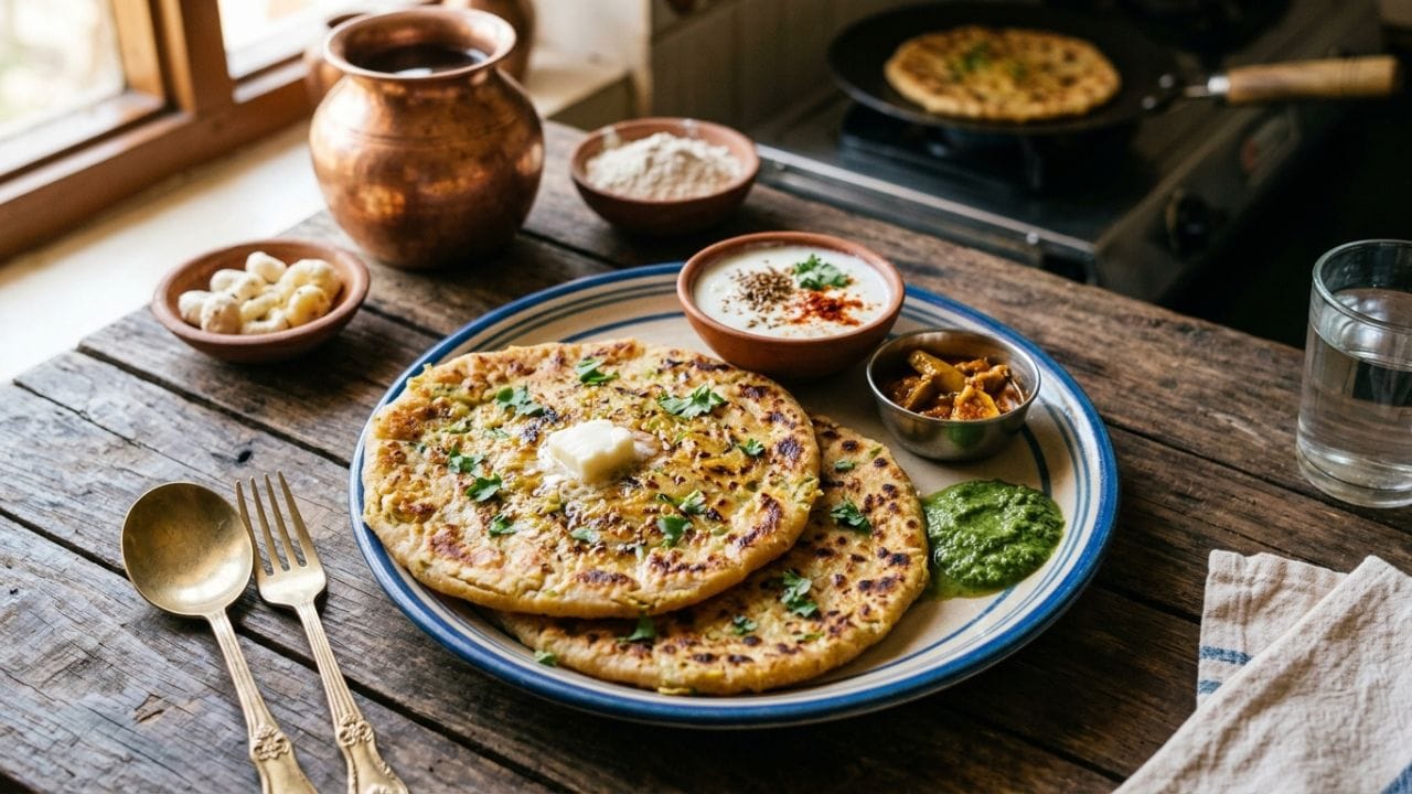 દૂધીના પરાઠા (Lauki Paratha) : દૂધીમાં લગભગ 90% થી વધુ પાણી હોય છે, જે ઉનાળામાં શરીરને હાઇડ્રેટેડ રાખે છે. દૂધીને છીણીને તેને લોટમાં મિક્સ કરીને (પાણી નિતાર્યા વગર) લોટ બાંધવાથી પરાઠા એકદમ સોફ્ટ બને છે. બાળકો જે દૂધીનું શાક નથી ખાતા, તેમને આ પરાઠા ખૂબ જ પસંદ આવશે.