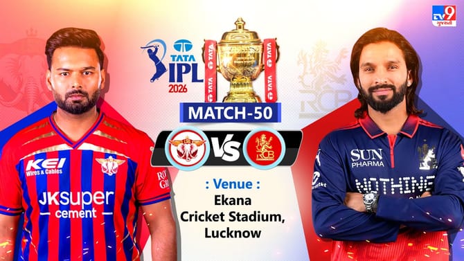 IPL 2026: RCBએ જીત્યો ટોસ, LSG પહેલા કરશે બેટિંગ,બંને ટીમની પ્લેઈંગ 11