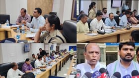 નર્મદા કલેક્ટર બેઠક તોફાની: રસ્તા-પાણી મુદ્દે નેતાઓ અધિકારીઓ પર વરસ્યા