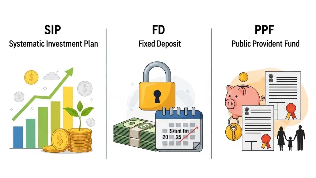 PPF, FD, SIP, હેલ્થ ઇન્શ્યોરન્સ અને સિનિયર સિટીઝન સેવિંગ્સ સ્કીમ જેવા રોકાણના વિકલ્પો માત્ર સુરક્ષિત વળતર જ નથી આપતા પરંતુ ભવિષ્યમાં પૈસાની ચિંતા પણ ઓછી કરે છે. આવી ગિફ્ટ મમ્મીને આર્થિક રીતે આત્મનિર્ભર બનાવવામાં મદદ કરી શકે છે. સૌ પ્રથમ વાત કરીએ, પબ્લિક પ્રોવિડન્ટ ફંડ (PPF) ની તો તે એક સુરક્ષિત રોકાણ વિકલ્પ માનવામાં આવે છે, જેમાં સરકારની ગેરંટી હોય છે. આમાં રોકાણ કરવા પર ટેક્સમાં છૂટની સાથે સારું વ્યાજ પણ મળે છે. તમે તમારી મમ્મીના નામે PPF એકાઉન્ટ ખોલાવીને તેમાં રોકાણ કરી શકો છો.