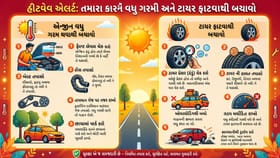 ગરમીમાં કારને ઓવરહીટિંગ અને ટાયર ફાટવાથી કેવી રીતે બચાવવી?