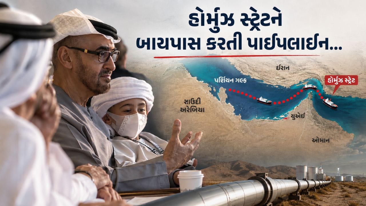Breaking News : હોર્મુઝ સ્ટ્રેટને બાયપાસ કરતી આ પાઇપલાઇનનું 50% કામ પૂર્ણ, જાણો વિગત