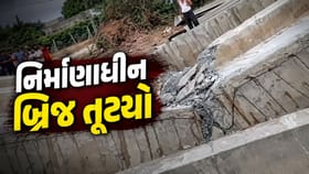 આણંદના અડાસ ગામે નિર્માણાધીન રેલવે ઓવરબ્રિજનો ભાગ ધરાશાયી