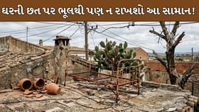 Vastu Tips Roof : ઘરની છત પર આ 5 વસ્તુઓ ભૂલથી પણ ન રાખવી જોઈએ!