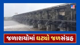 કાળઝાળ ગરમી વચ્ચે રાજ્યના જળાશયોમાં ઘટ્યો જળસંગ્રહ