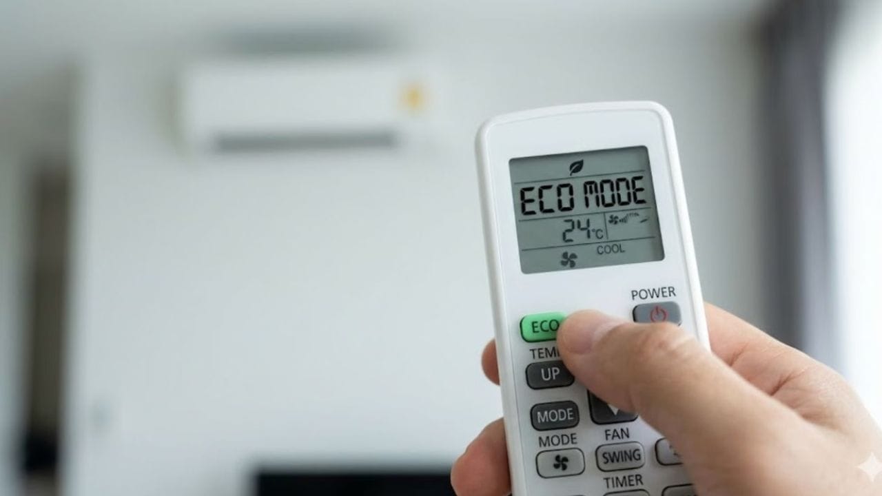  ECO મોડ શું છે?: આ ખાસ સુવિધાને "ઈકો મોડ" અથવા "એનર્જી સેવિંગ મોડ" તરીકે ઓળખવામાં આવે છે. આ મોડ ચાલુ થતાંની સાથે જ, AC તેની સંપૂર્ણ ક્ષમતા પર સતત કામ કરતું નથી; તેના બદલે, તે વાસ્તવિક ઠંડકની જરૂરિયાતોના આધારે તેના પ્રદર્શનને બુદ્ધિપૂર્વક સમાયોજિત કરે છે. આ સુવિધા ઓછી વીજળીનો વપરાશ કરતી વખતે રૂમને ઠંડુ રાખવા માટે રચાયેલ છે. (ફોટો ક્રેડિટ-Google)