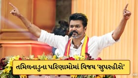 સુપરસ્ટાર વિજય તમિલનાડુમાં 'કિંગમેકર'! સ્ટાલિનને પછાડી નંબર 1 પાર્ટી