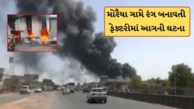 અમદાવાદના મોરૈયા ગામે રંગ બનાવતી ફેક્ટરીમાં આગ,ધુમાડાના ગોટેગોટા ઉડ્યા