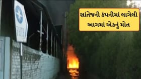 સાંતેજની પ્લાસ્ટિક કંપનીમાં ભીષણ આગની ચપેટમાં આવતા એકનું મોત, 3 ઘાયલ