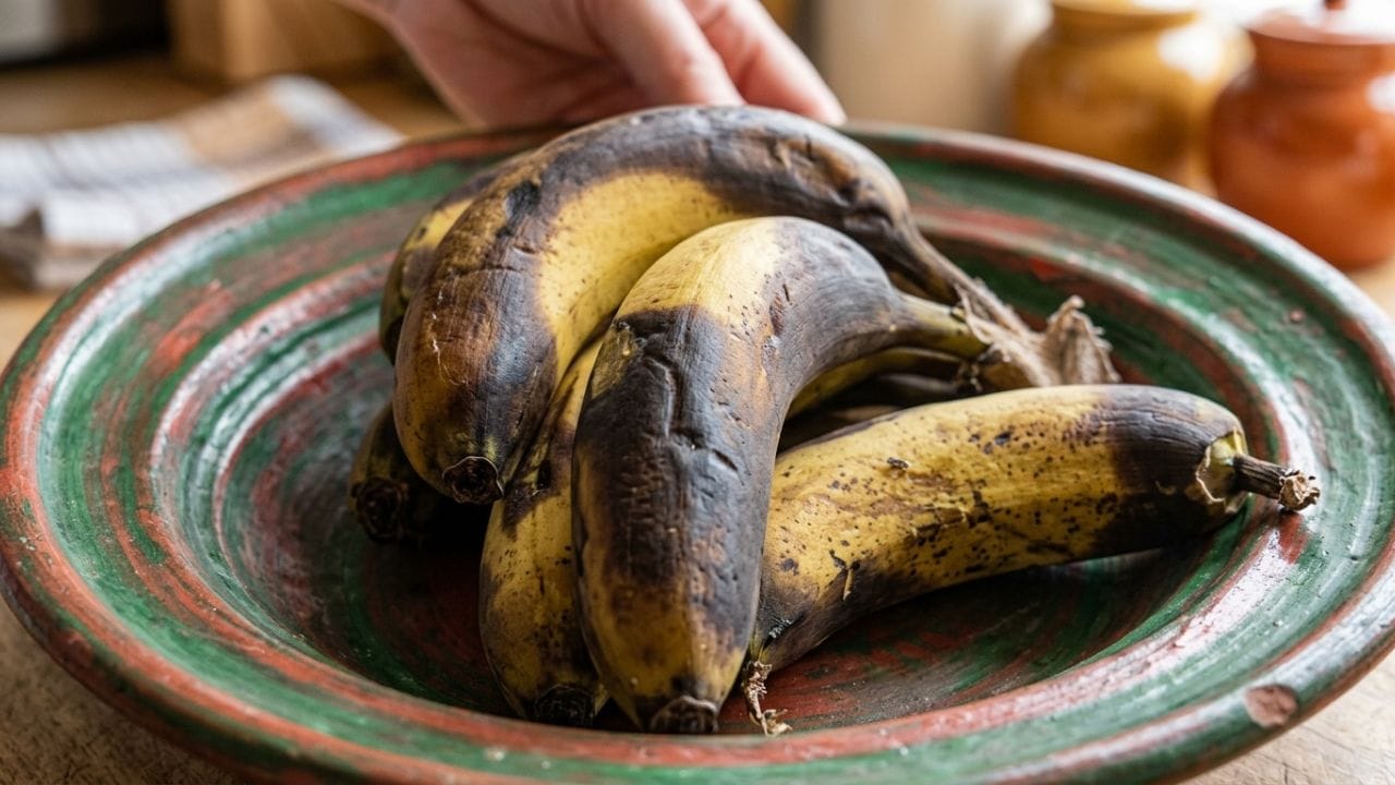 કેળા લટકાવવાની ટેકનિક (Banana Hanger): જો તમે કેળાને ટોપલી કે ટેબલ પર રાખો છો, તો નીચેની સપાટીના કેળા પોતાના જ વજનથી દબાય છે અને ત્યાંથી કાળા પડવા લાગે છે. જો તેને કોઈ હૂક કે 'બનાના હેંગર' પર લટકાવવામાં આવે, તો હવા ચારે તરફ સરખી રીતે લાગે છે અને કોઈ દબાણ ન આવવાને કારણે તે તાજા રહે છે.