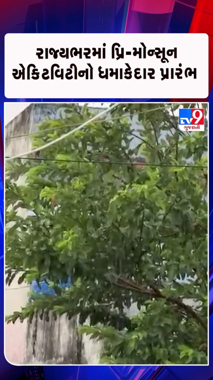 ચોમાસા પહેલા જ મેઘરાજાએ રાજ્યમાં બોલાવી ધડબડાટી