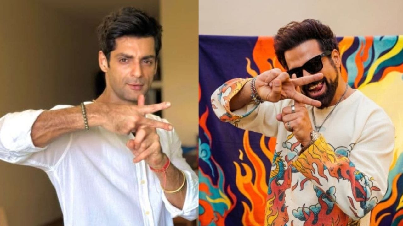 કરણ વાહી અને રિત્વિક ધનજાની: ટીવી જગતના આ બે શ્રેષ્ઠ મિત્રો ફરી એકવાર સાથે જોવા મળી શકે છે. કરણે "મૈં હૂં તેરા કરણ" લખીને બોલીવુડ શૈલીમાં સંકેત આપ્યો હતો, જ્યારે રિત્વિકે કેપ્શનમાં લખ્યું હતું, "કાંત રાખ કલમ."  (ફોટો ક્રેડિટ-Google)
