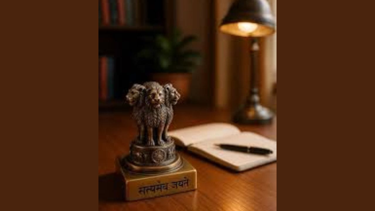 મોટર વ્હીકલ એક્ટ મુજબ, વાહન પર નંબર પ્લેટ સિવાય કોઈપણ લખાણ, સ્ટિકર અથવા ચિહ્ન લગાવવું ચોક્કસ નિયમો હેઠળ આવે છે. ખાસ કરીને, એવા શબ્દો કે ચિહ્નો જે સરકાર અથવા સત્તાવાર ઓળખ દર્શાવે છે, તેનો ગેરઉપયોગ કરવો કાયદેસર માનવામાં આવતો નથી. “સત્યમેવ જયતે” એ દેશના રાજચિહ્ન સાથે જોડાયેલું હોવાથી તેનો ઉપયોગ ખૂબ જ સંવેદનશીલ છે.
