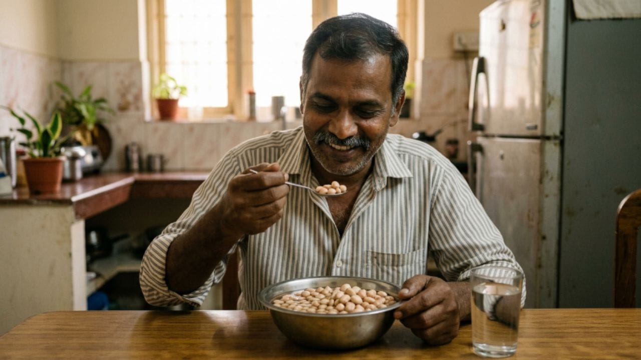 સીંગદાણાની પ્રકૃતિ (તાસીર) મૂળભૂત રીતે ગરમ હોય છે, જેના કારણે ગરમીમાં તે ખાવાથી પેટમાં બળતરા કે પિત્ત વધી શકે છે. પરંતુ વિજ્ઞાન અને આયુર્વેદ કહે છે કે જ્યારે સીંગદાણાને આખી રાત પાણીમાં પલાળી રાખવામાં આવે છે, ત્યારે તેની ગરમ તાસીર સંપૂર્ણપણે બદલાઈને ઠંડી થઈ જાય છે. આ નાના ફેરફારથી તે ઉનાળામાં પણ શરીરને કોઈ નુકસાન પહોંચાડતી નથી. આવો જાણીએ રોજ સવારે ખાલી પેટે પલાળેલી મગફળી ખાવાથી શરીરને કયા ક્રાંતિકારી ફાયદા થાય છે.