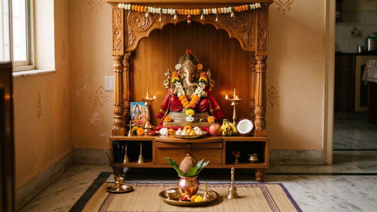 જ્યોતિષ મુજબ, ઘરની મંદિરમાં કળશ સ્થાપિત કરવાથી ઘણી મુશ્કેલીઓ દૂર થઈ શકે છે. ઉપરાંત આ તમારા સુખ, શાંતિ અને સમૃદ્ધિમાં વધારો કરી શકે છે. ઉપરાંત ઘરમાં કળશ હોવાથી ઘરમાં દેવી લક્ષ્મીની વિશેષ કૃપા રહી શકે છે.