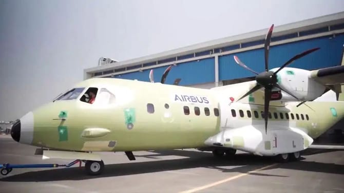 વડોદરામાં પ્રથમ 'મેડ ઇન ઇન્ડિયા' C-295 વિમાનનું સફળ પરીક્ષણ