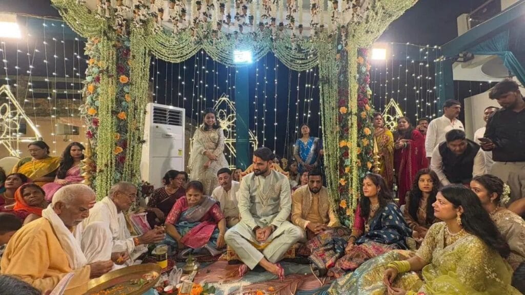 Akash Deep wedding