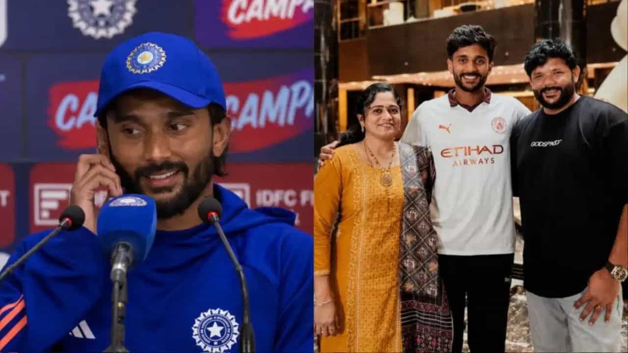 IND vs AFG : ચાલુ પ્રેસ કોન્ફરન્સમાં આવ્યો નીતિશ રેડ્ડીની માતાનો ફોન, જાણો પછી શું થયું જુઓ VIDEO