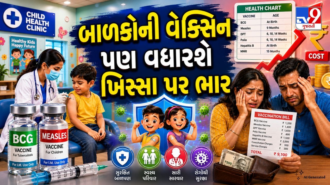 Vaccination Price Rise: બાળકોની BCG, મીઝલ્સ અને MR વેક્સીનના ભાવ વધ્યા, કેન્સરની દવાઓ પણ થઈ મોંઘી
