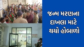 રાજકોટ સિવિક સેન્ટરમાં જન્મ મરણના દાખલા માટે થયો હોબાળો, સિસ્ટમ ઠપ્પ થતા અરજદારો રોષે ભરાયા- Video