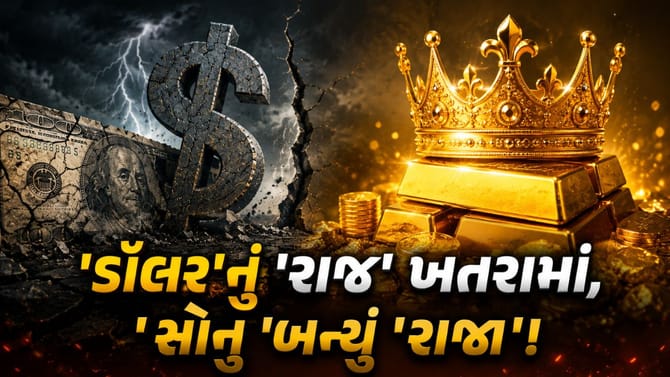 ડૉલર ડૂબવાના આરે! RBI એ આટલું 'સોનું' ભારત લાવીને બાજી પલટી