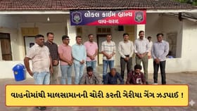 વાવ-થરાદના ભારત માલા હાઈવે પર વાહનોમાંથી ચોરી કરતી ગેરીયા ગેંગ ઝડપાઈ