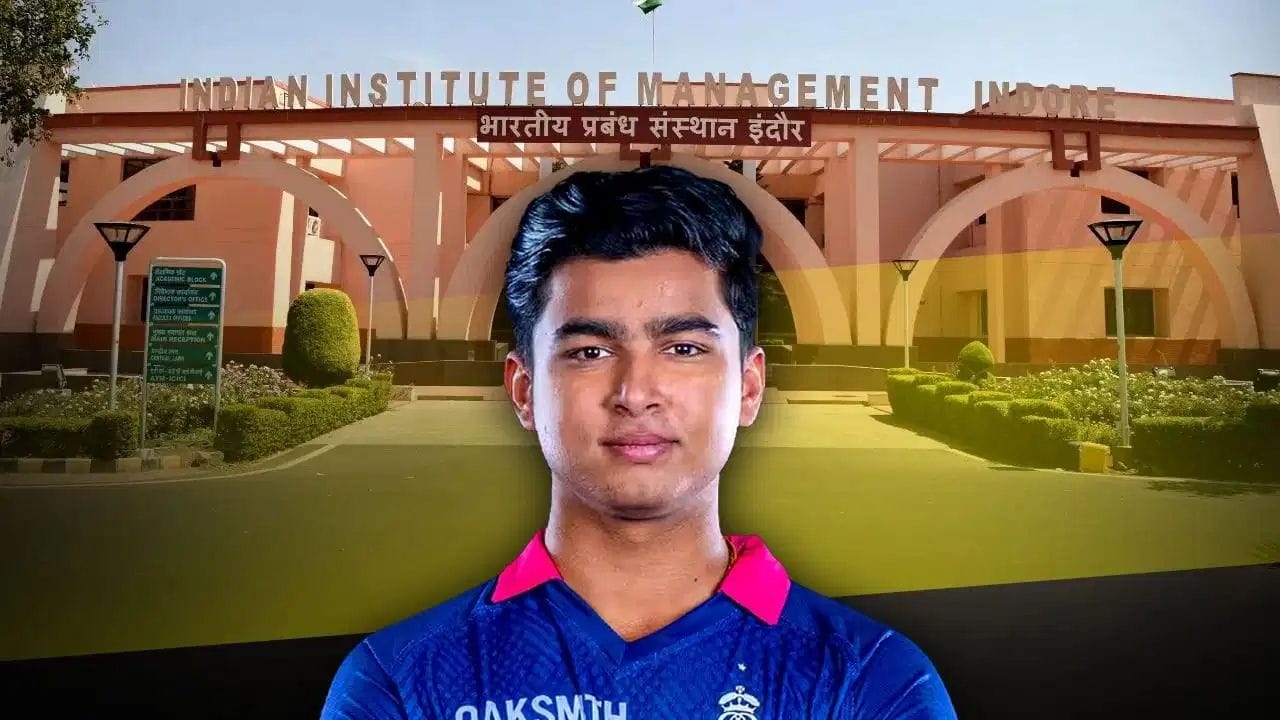 2026 ની IPL સિઝનમાં શાનદાર બેટિંગ કર્યા પછી વૈભવ સૂર્યવંશી સમાચારમાં છે. 15 વર્ષની ઉંમરે, વૈભવ સૂર્યવંશીના રન મશીન તરીકેના પ્રદર્શને દેશ અને દુનિયાને પ્રભાવિત કર્યા છે. પરિણામે, ઈન્ડિયન ઇન્સ્ટિટ્યૂટ ઓફ મેનેજમેન્ટ (IIM) ઈન્દોરે વૈભવ સૂર્યવંશી પર એક સંશોધન પ્રોજેક્ટની જાહેરાત કરી છે. 