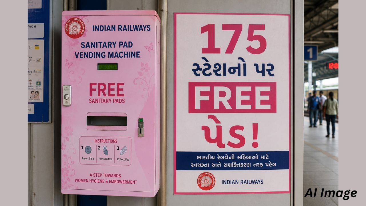 Breaking News: રેલવે તરફથી એક અદ્ભુત ભેટ... આ 175 સ્ટેશનો પર મહિલાઓને મળશે મફત સેનિટરી પેડ