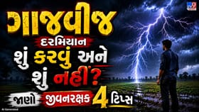 ગાજવીજ દરમિયાન શું કરવું અને શું નહીં? જાણો જીવનરક્ષક 4 ટિપ્સ