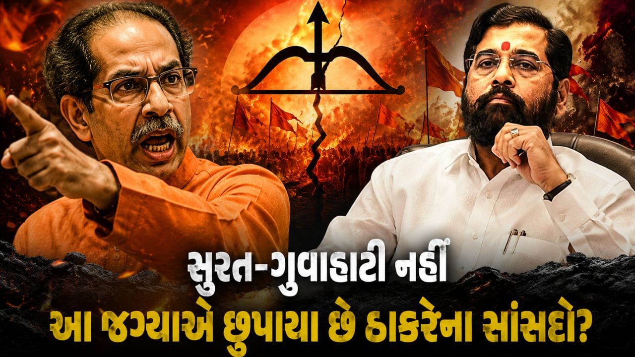 Maharashtra Breaking News : સુરત-ગુવાહાટી નહીં, આ જગ્યાએ છુપાયા છે ઉદ્ધવ ઠાકરેના સાંસદો !