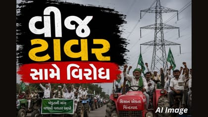 વીજપોલ વિવાદમાં ખેડૂતોનો સરકારને સ્પષ્ટ સંદેશ, મંત્રણા માટેનો પ્રસ્તાવ