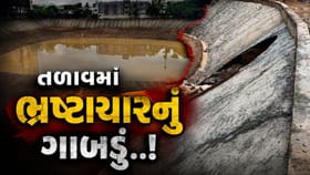 નવસારીના શરબતીયા તળાવના નિર્માણની ગુણવત્તા પર ઉઠ્યા સવાલ
