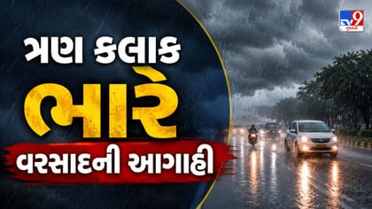 આગામી 3 કલાકમાં ગુજરાતના 14 જિલ્લામાં ભારે વરસાદની આગાહી