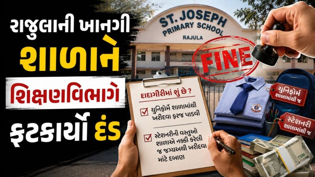 Amreli Rajula Private Schools Fined Education Dept Acts on Stationery Association Complaint