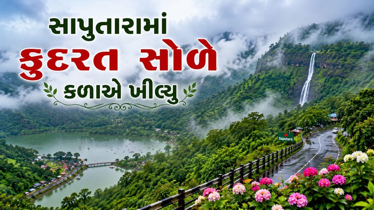 Saputara weather:  ડાંગમાં સતત ત્રીજા દિવસે મેઘમહેર, સાપુતારામાં આહલાદક વાતાવરણ, પહાડો પર ધુમ્મસની ચાદર, જુઓ Video