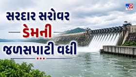 સરદાર સરોવર ડેમમાં પાણીની આવક વધતા જળસપાટીમાં વધારો