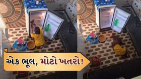 રેફ્રિજરેટર સાફ કરતા પહેલા સાવધાન! વાયરલ વીડિયોએ વધારી લોકોની ચિંતા