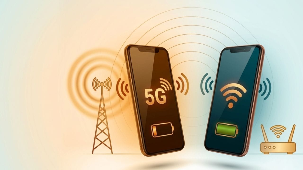 Mobile Data Battery Usage: ભાગ્યે જ કોઈ એવું હશે જે ઇન્ટરનેટનો ઉપયોગ ન કરતું હોય, પરંતુ બહુ ઓછા લોકો જાણે છે કે ઇન્ટરનેટ કનેકશન પણ ફોનની બેટરીના વપરાશમાં ભૂમિકા ભજવે છે. ઘણા વપરાશકર્તાઓ માને છે કે Wi-Fi અને મોબાઇલ ડેટા બંને બેટરીને સમાન રીતે અસર કરે છે, પરંતુ વાસ્તવિક્તા અલગ છે. જો તમારા ફોનની બેટરી ઝડપથી ખતમ થઈ રહી છે, તો તેનું એક કારણ તમારું નેટવર્ક કનેકશન હોઈ શકે છે. ચાલો સમજીએ કે Wi-Fi અને મોબાઇલ ડેટા માંથી કયું વધુ બેટરી વાપરે છે અને તેની પાછળનું સાચું કારણ શું છે.