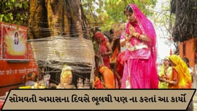 સોમવતી અમાસે આ 5 ભૂલો ટાળો, નહીં તો થઈ શકે છે નુકસાન