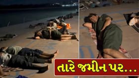 રાત્રે ફૂટપાથ પર ચાદર પાથરીને સૂતો જોવા મળ્યો આ જાણીતો સુપરસ્ટાર