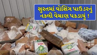 Surat Breaking News : રાજ્યમાં નકલી ઘી, તેલ, મસાલા પછી હવે બ્રાન્ડેડ વોશિંગ પાઉડરનું પણ નકલી વેચાણ પકડાયું ! જુઓ Video