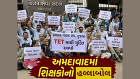TET સામે શિક્ષકોનો રોષ, કલેક્ટર કચેરીએ ધરણાં, watch video