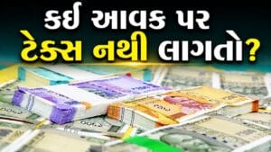 કઈ આવક પર નથી લાગતો ટેક્સ? જાણો સંપૂર્ણ માહિતી !