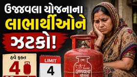ઉજ્જવલા યોજનાના લાભાર્થીઓને ઝટકો ! માત્ર 4 સિલિન્ડર પર મળશે સબસિડી