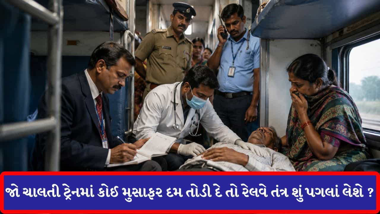 ચાલુ મુસાફરીએ ટ્રેનમાં જો કોઈ યાત્રિકનું મોત થાય તો શું રેલવે વિભાગ તુરંત ટેન રોકી દે છે?-વાંચો ચોંકાવનારા નિયમો