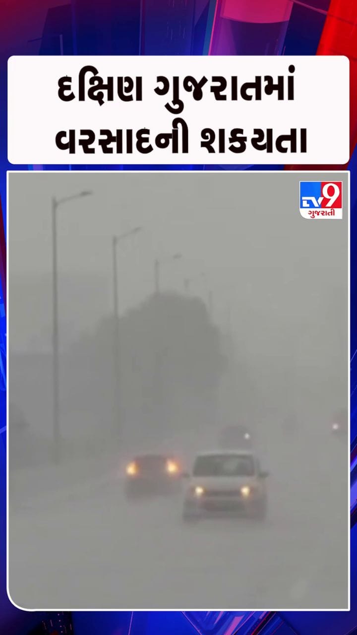 નવસારી, તાપી, ડાંગ, સુરત, વલસાડમાં વરસાદનું એલર્ટ