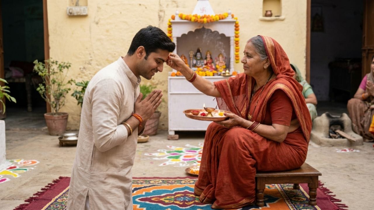 જૂના સમયમાં જ્યારે પરિવહનના સાધનો મર્યાદિત હતા અને લગ્ન પછી દીકરીઓ બહુ દૂર ચાલી જતી હતી. એવામાં દૂરથી પિયર આવવા માટે ઘણું વિચારવું પડતું હતું. કહેવાય છે કે, એટલા માટે સામાજિક નિયમો હેઠળ આ તહેવારની શરૂઆત કરવામાં આવી હતી, જેથી 'ષષ્ઠી પૂજા'ના બહાને જ દીકરી તેમજ જમાઈને આદરપૂર્વક પિયર બોલાવી શકાય અને આખો પરિવાર સાથે સમય વિતાવી શકે.