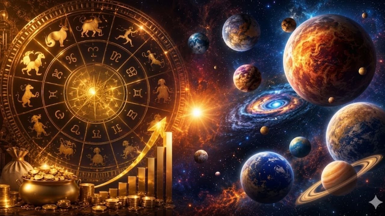 Zodiac Signs Luck June : 7,જૂન 2026 વધારાના જેઠ મહિનાની સપ્તમી તિથિ રવિવાર અને પુરુષોત્તમ માસનો ૨૨મો દિવસ છે. આ દિવસ ભાનુ સપ્તમી સાથે સંકળાયેલ છે, જે આ ખાસ મહિનાનો એક ખૂબ જ શુભ પ્રસંગ છે, જે તેને સૂર્ય પૂજા માટે આદર્શ સમય માનવામાં આવે છે. વધુમાં, આ દિવસે શુભ દ્વિપુષ્કર યોગ અને રવિ યોગ બને છે, આ ગ્રહોની ગોઠવણી અને સ્થિતિઓ પાંચ ચોક્કસ રાશિના વ્યક્તિઓ પર સૌથી વધુ અનુકૂળ અસર કરે તેવી શક્યતા છે. ચાલો જાણીએ કે આ ગ્રહોની ચાલને કારણે કયા ભાગ્યશાળી રાશિઓ લાભ, પ્રગતિ અને નવી સિદ્ધિઓનો અનુભવ થશે.(ફોટો ક્રેડિટ-Google)