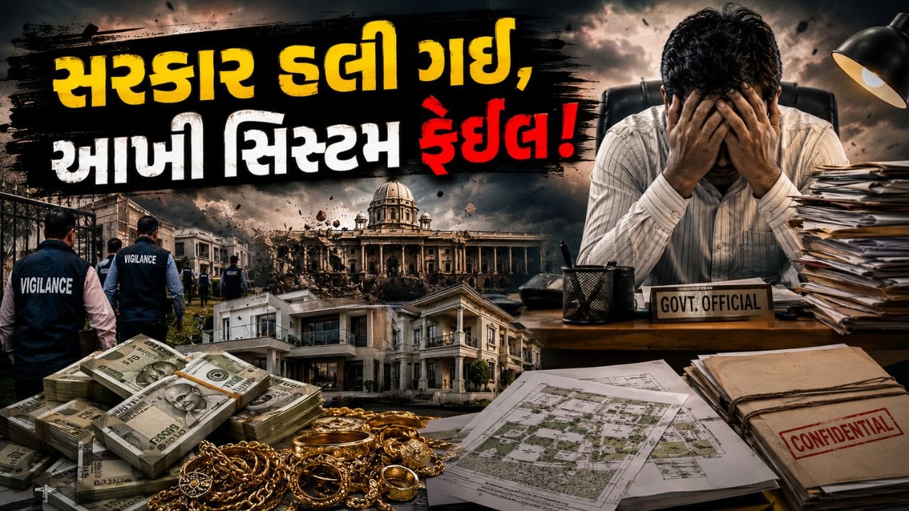 Breaking News: 5 બંગલા, 13 પ્લોટ, રોકડની 4 થી 5 બેગ... ₹6,000ના મામૂલી પગારથી સરકારી બાબુએ બનાવ્યું કરોડોનું 'કાળું સામ્રાજ્ય'