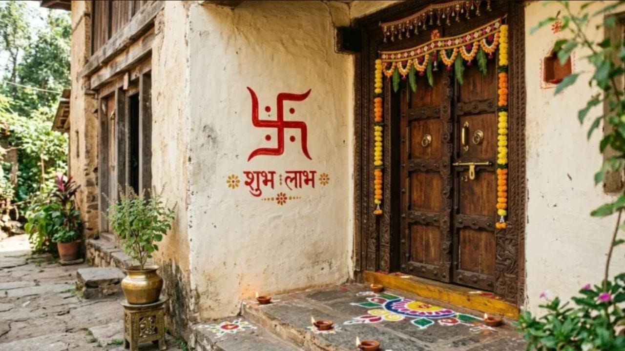 સનાતન ધર્મમાં, કોઈપણ શુભ કાર્ય કરતા પહેલા ચોક્કસ વિગતો પર ખાસ ધ્યાન આપવું જોઈએ. એવું માનવામાં આવે છે કે કોઈ કાર્ય યોગ્ય રીતે શરૂ કરવાથી સફળતા મળે છે અને જીવનમાં મોટી પ્રગતિ થાય છે. શકુન શાસ્ત્ર અનુસાર, આવા કાર્ય માટે નીકળતી વખતે પહેલા શુભ પગથી ઘરની બહાર નીકળવું જોઈએ. (ફોટો ક્રેડિટ-Whisk AI)